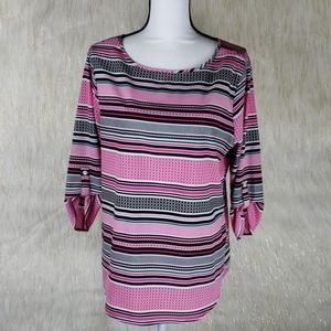 Croft  & Barrow Stripped Dress Shirt